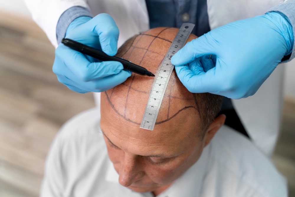 bold-man-going-through-follicular-unit-extraction-process-min